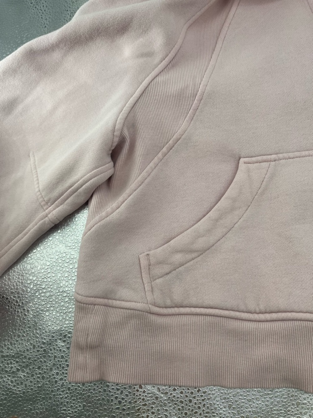 Lululemon Scuba Oversized Half-Zip Hoodie Size XS/S Light Pink - Picture 10 of 13